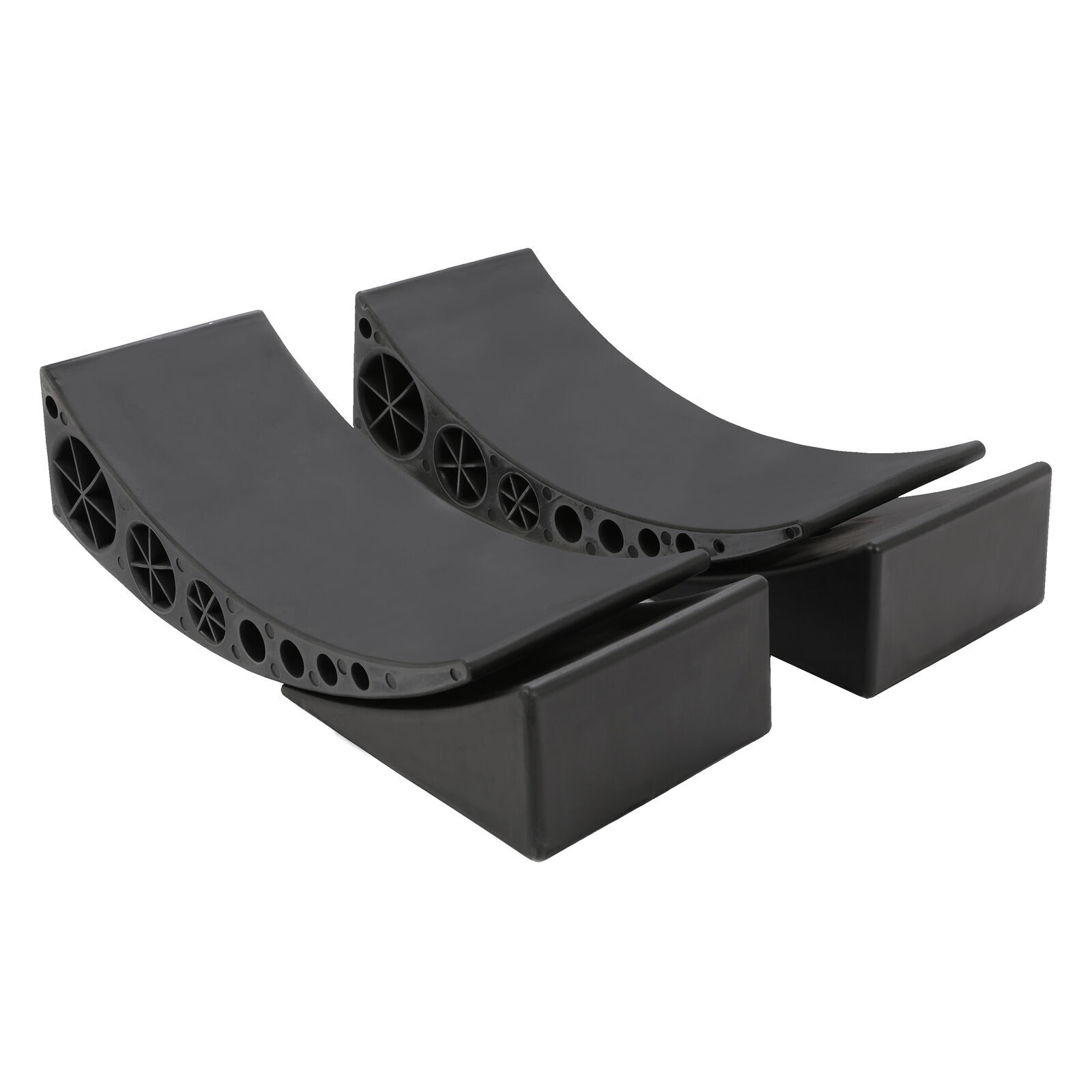 2X Black/Yellow Camper Leveler For RV Camper Trailer Leveling Blocks and Chocks