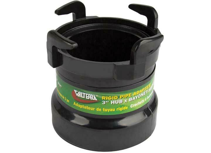 Valterra T1028 3″ Rotating Bayonet to 3″ Hub Waste Valve Adapter