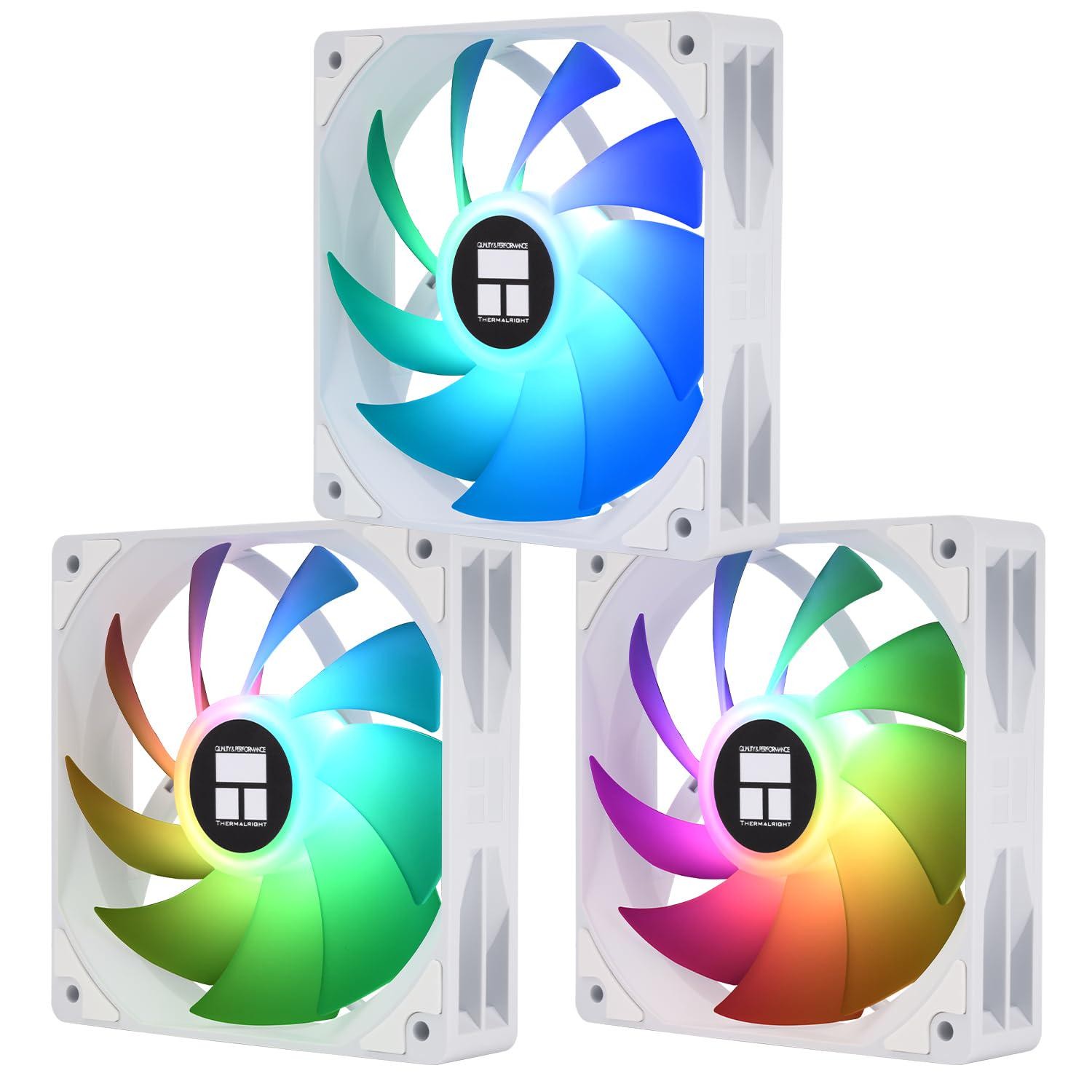 Thermalright TL-C12CW-X28-S X3 ARGB Case Cooler Fan,Thickness is 28mm, up to for
