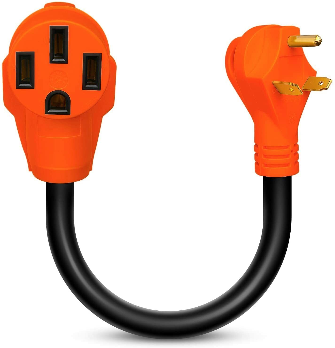 Nilight 30Amp Male to 50Amp Female RV Plug Adapter Dogbone Cord Cable 125V/3750W