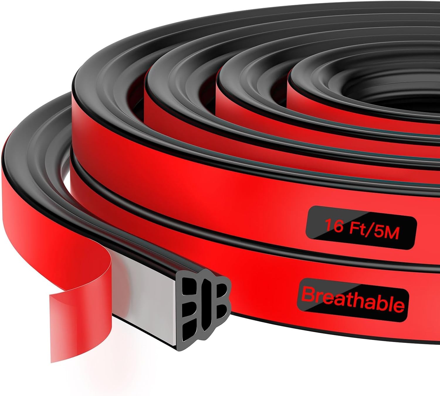 Truck Tonneau Cover Seal – Durable Rubber Tailgate 16 FT/5 meters Car, RV & Truc