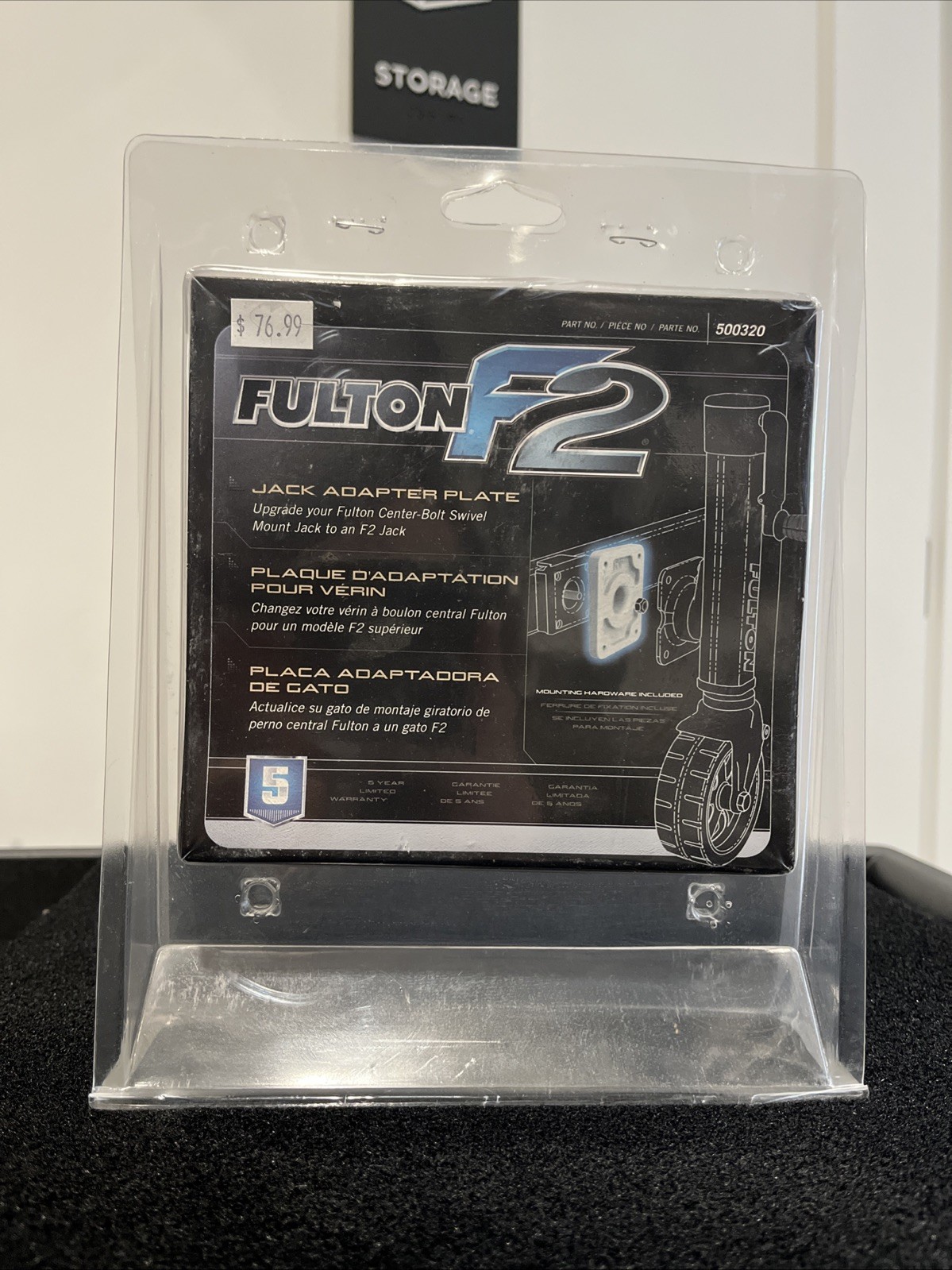 Fulton 500320 XP To F2 Jack Adapter Kit For F2 Swivel Mount Jacks w/4″ Frame