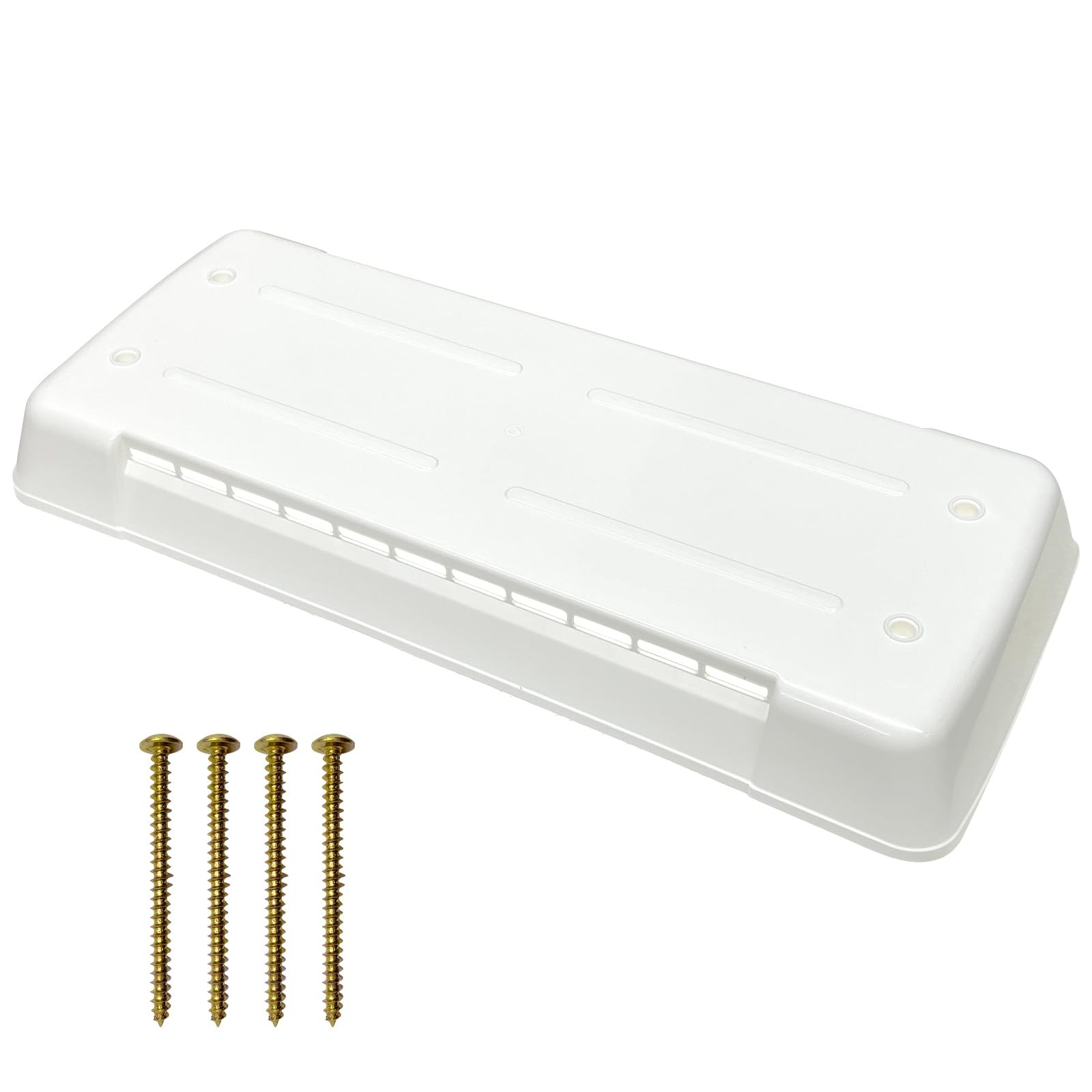 showingo RV Roof Refrigerator Vent Cover 65528 Replacement for Large, White