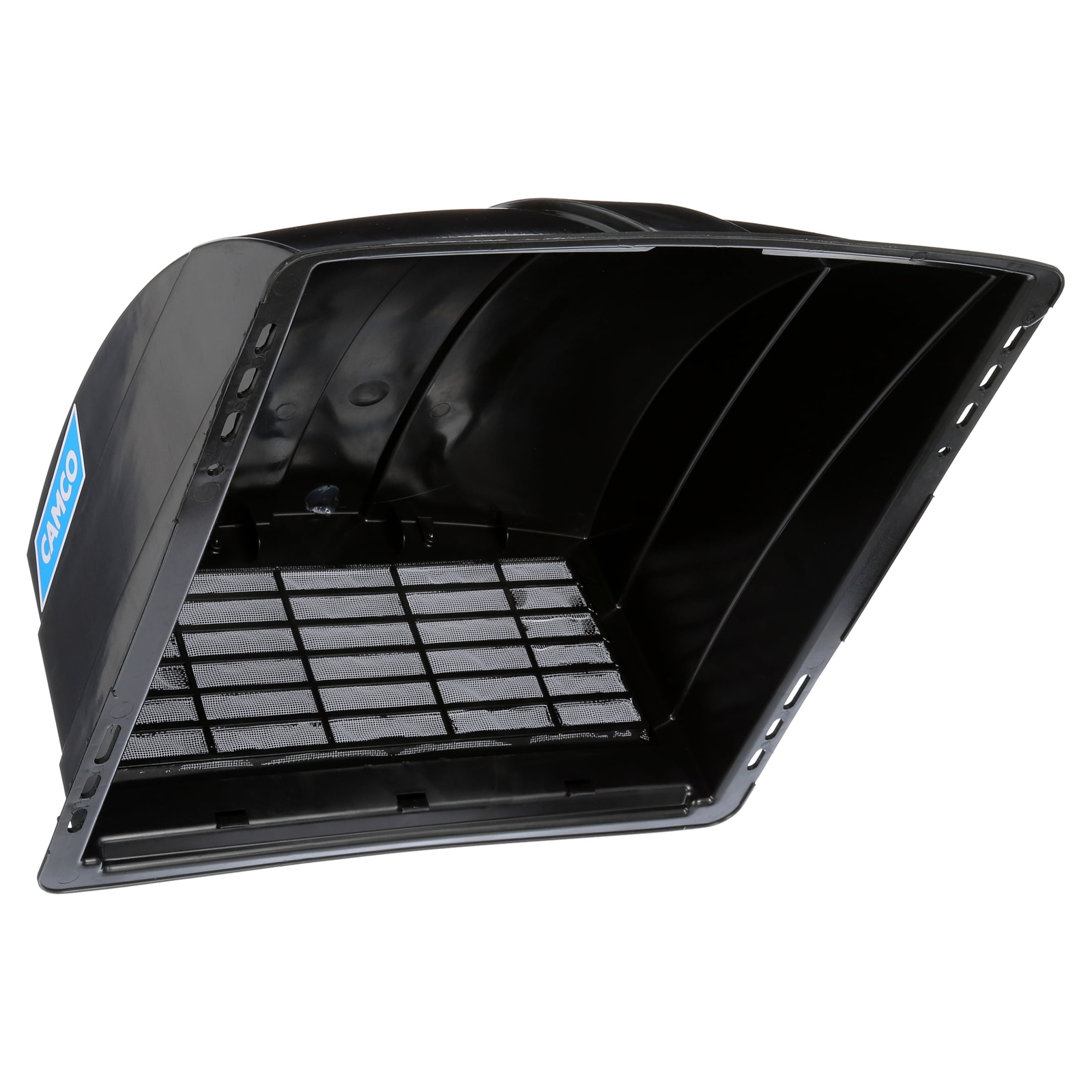 Camco RV Roof Vent Cover Black Dome Type Ventilation For 14 Inch x 14 Inch Vents