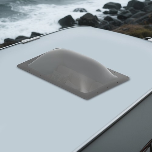 RV Camper Exterior Dome Skylight Replacement 18 × 26 in Clear Black