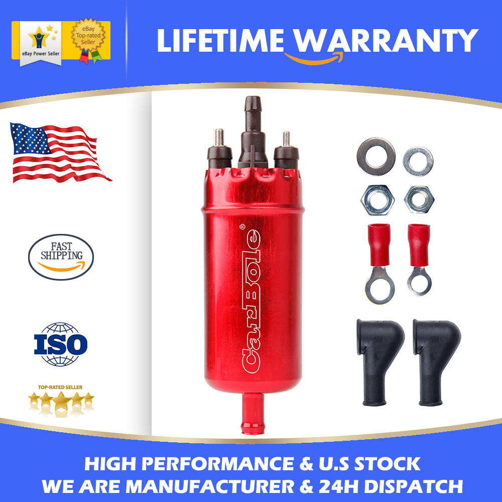 External Inline High Pressure EFI Fuel Pump Replace For Walbro Kits 45-125 psi