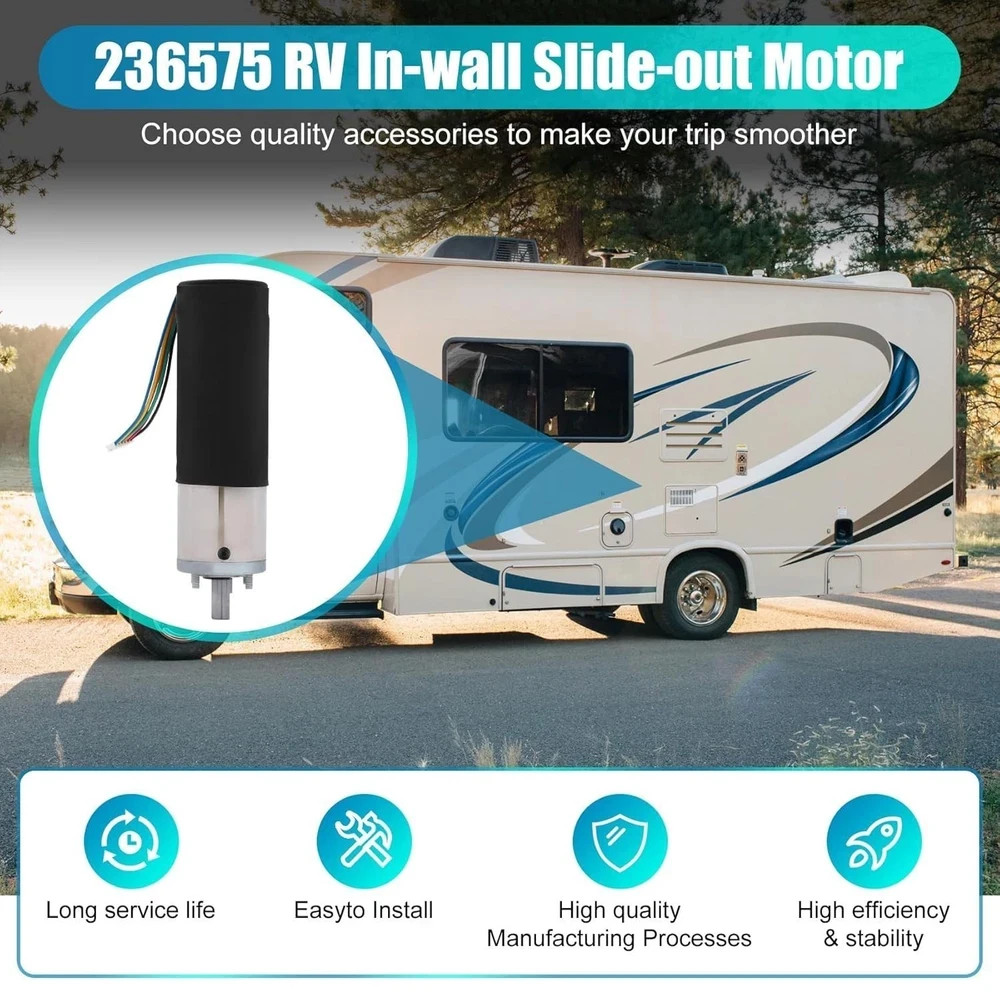 2pcs 236575 RV in-Wall Slide-Out Motor, IG-42 (10mm) Motor Assembly, 300:1 Hi…