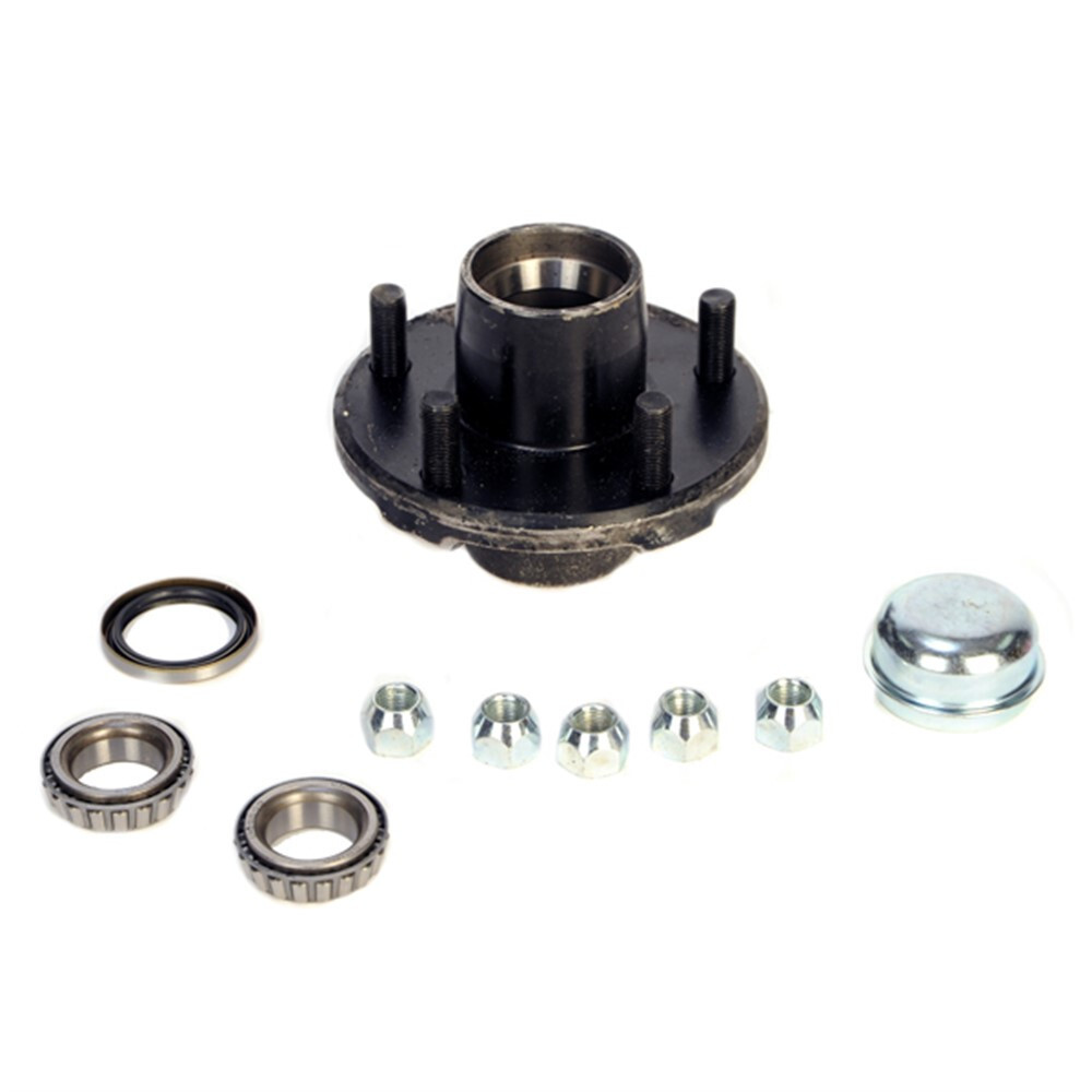 Trailer Parts Pro H34822545BX Pregreased Hub Assembly – 5 on 4.5 -Fits 2K Axles