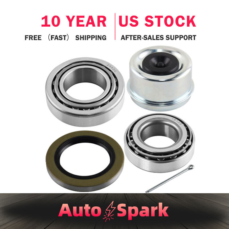 (1PK) 5200-6k lb Trailer Wheel Bearing Kit 25580/25520 & 15123/15245 w/ Seals