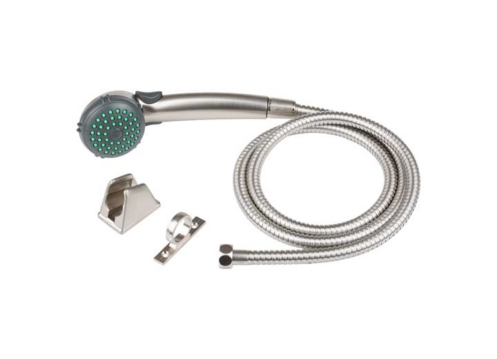Dura Faucet DF-SA400K-SN RV Single Function Shower Wand & Hose Kit, Satin Nickel
