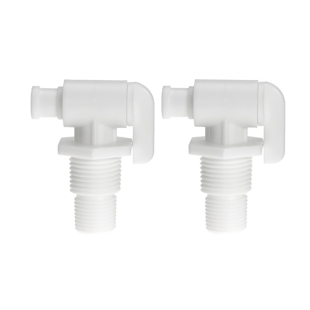 Drain Valve 3/8″ and 1/2″ NPT Dual Threaded Drain Cock for RV Camper & Trailer
