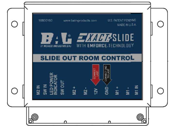 BAL 10800160 CONTROLLER ELECTRIC EXACT SLIDE G5.5 12 VOLT For 10800046 10800090
