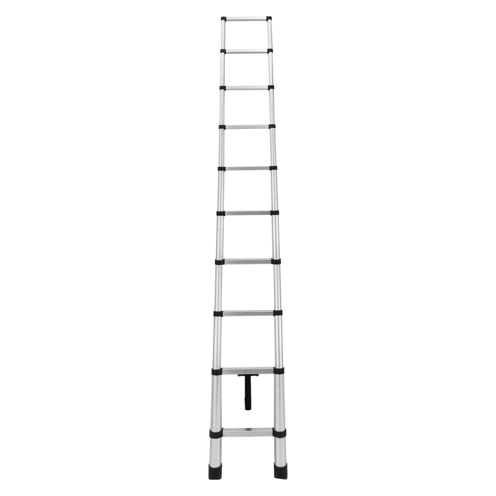 RecPro RV 10 Step Telescoping Ladder 10.5ft Extendable Collapsible Ladder
