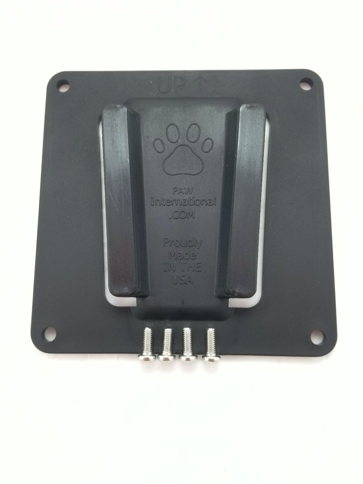 2 Piece Polymer TV Bracket Set for Campers and RVs by PAW International (Black)