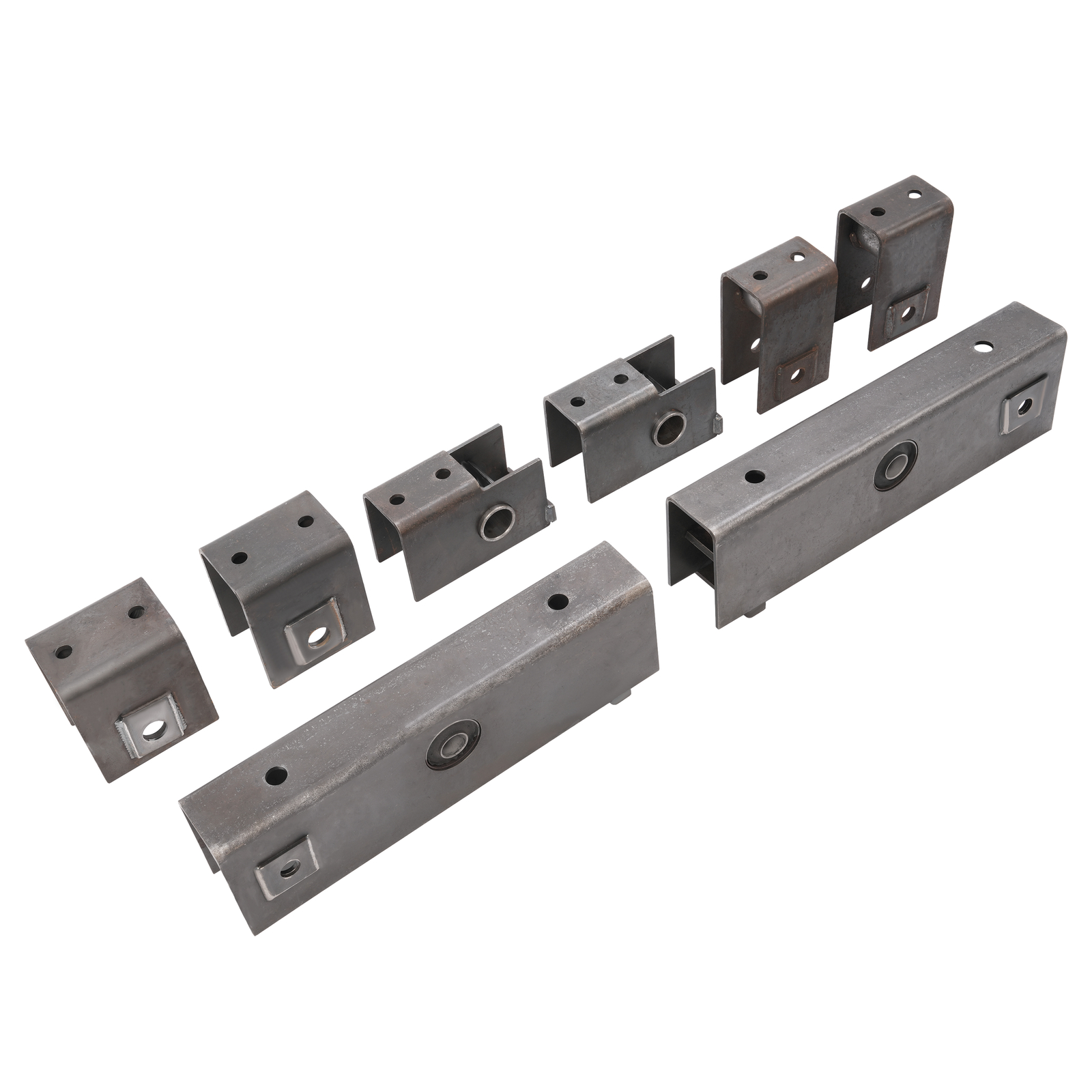 Trailer Hanger Kit for slipper spring 10K lbs Tandem axle spacing Universal