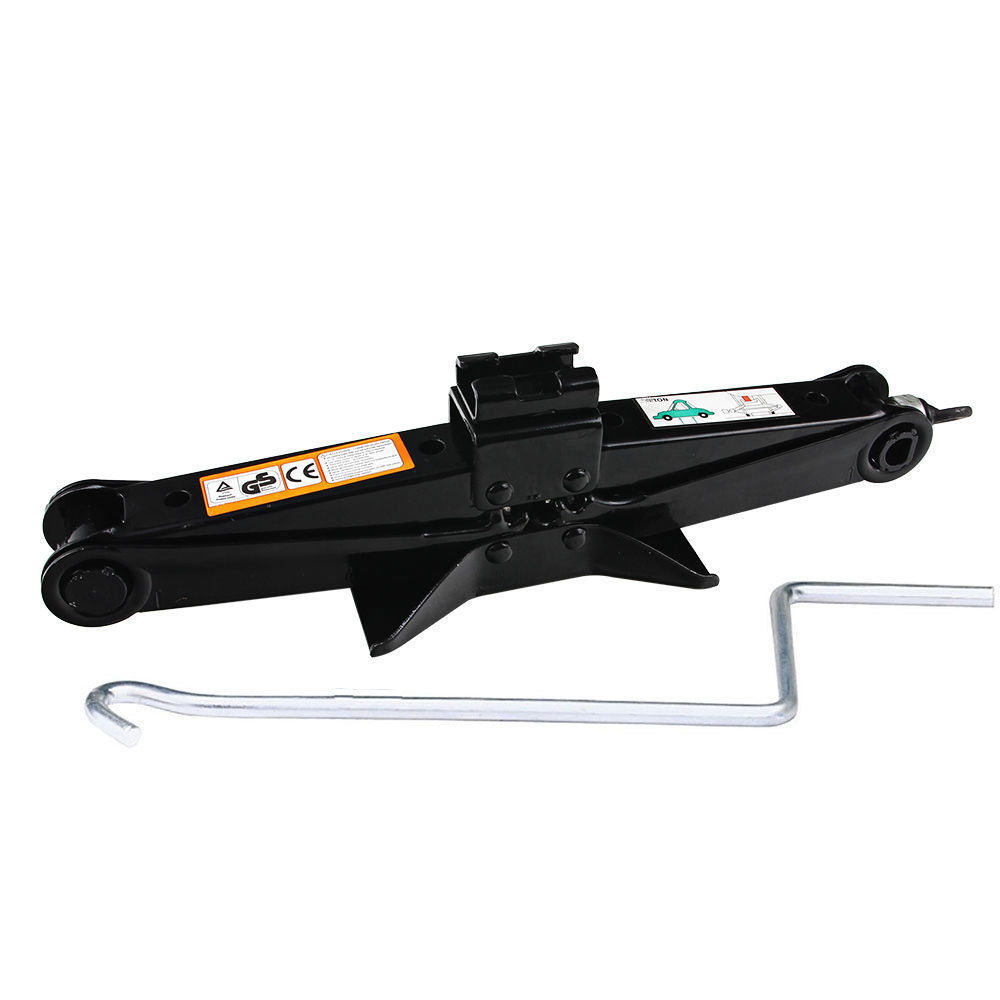 Set of 4 4400 lb Car Truck RV Trailer Stabilizer Leveling Scissor Jacks w/handle