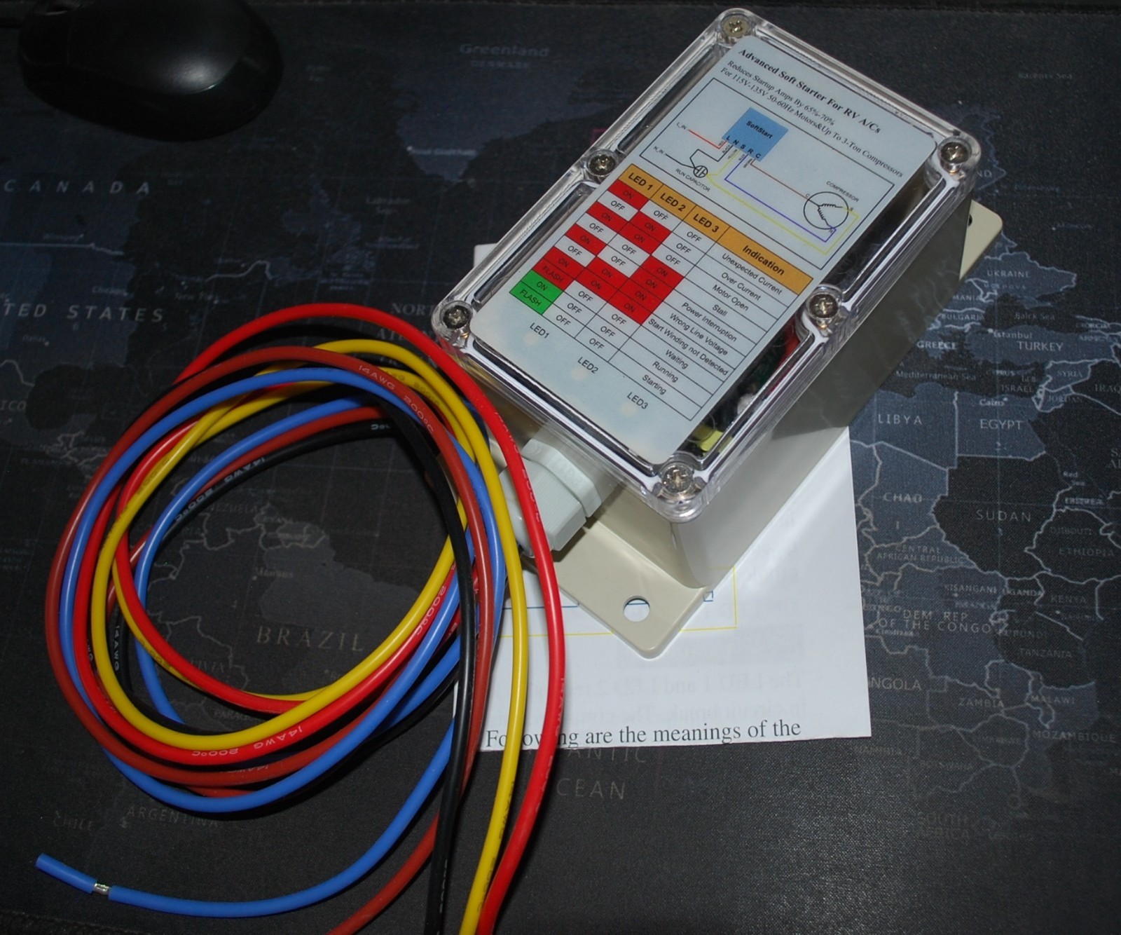 ASY-364-X20-IP Soft Starter for RV Air Conditioner 115V AC SoftStart 364 364-X20