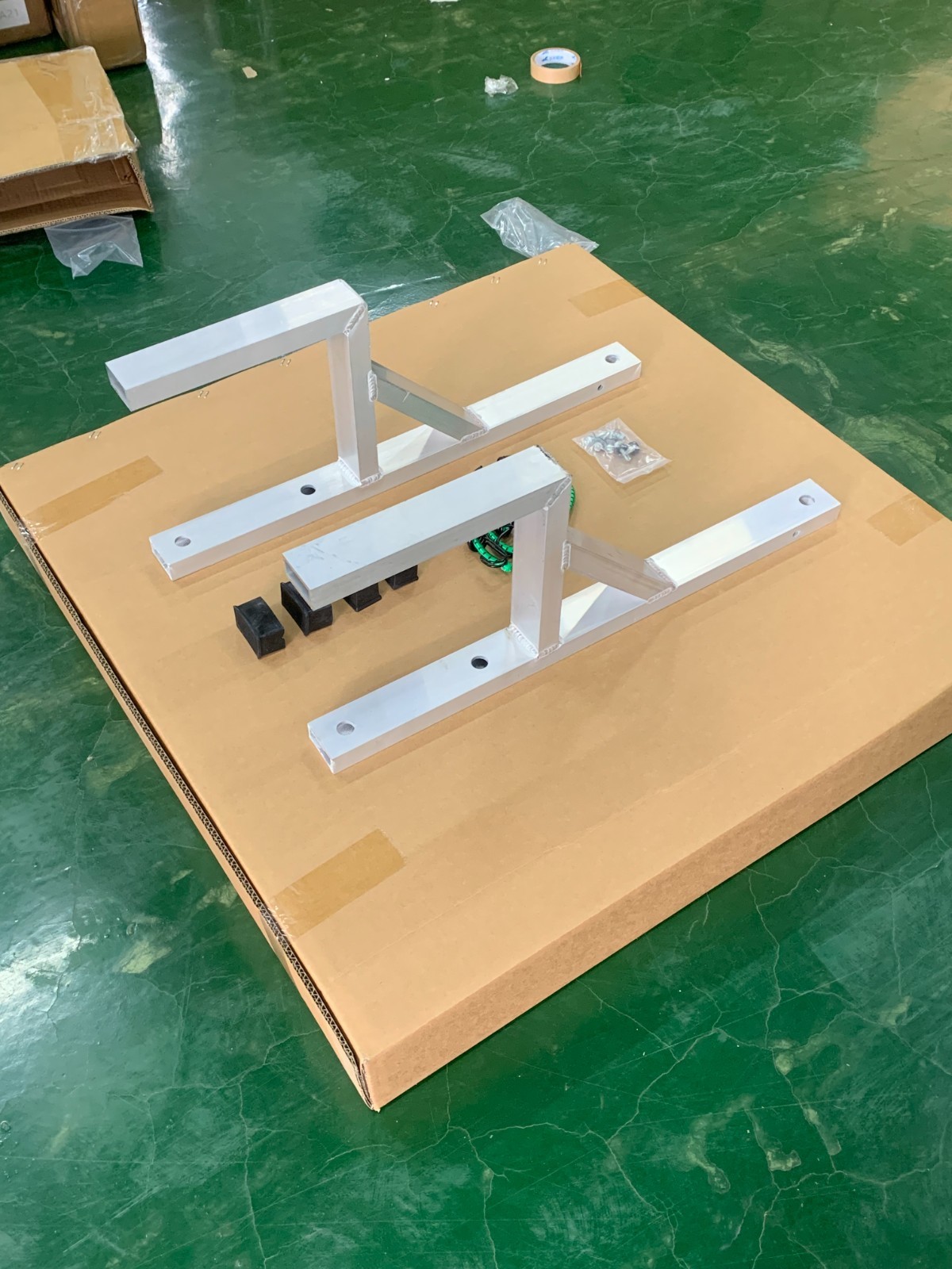 U.S. Warehouse Fits Ladder Rack for Trailer,Side Mount Heavy Steel Ladder Rack