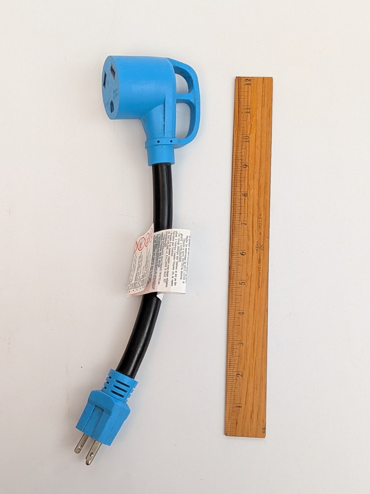 15 Amp Male to 30 Amp Female Adapter RV Electrical Converter Cord Cable