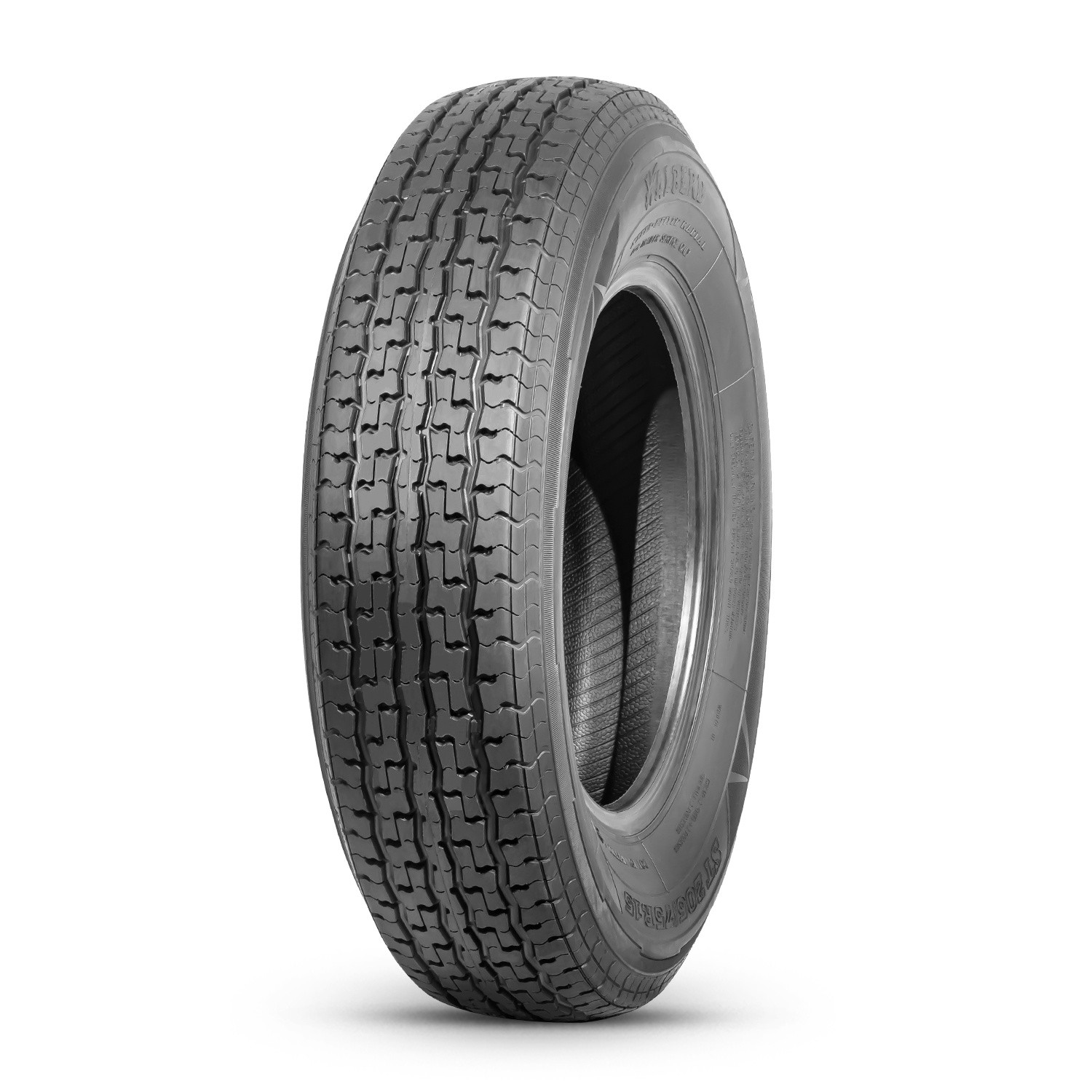 4 Radial ST205/75R15 Trailer Tires 8PR 205 75 15 Load Range D Heavy Duty Premium