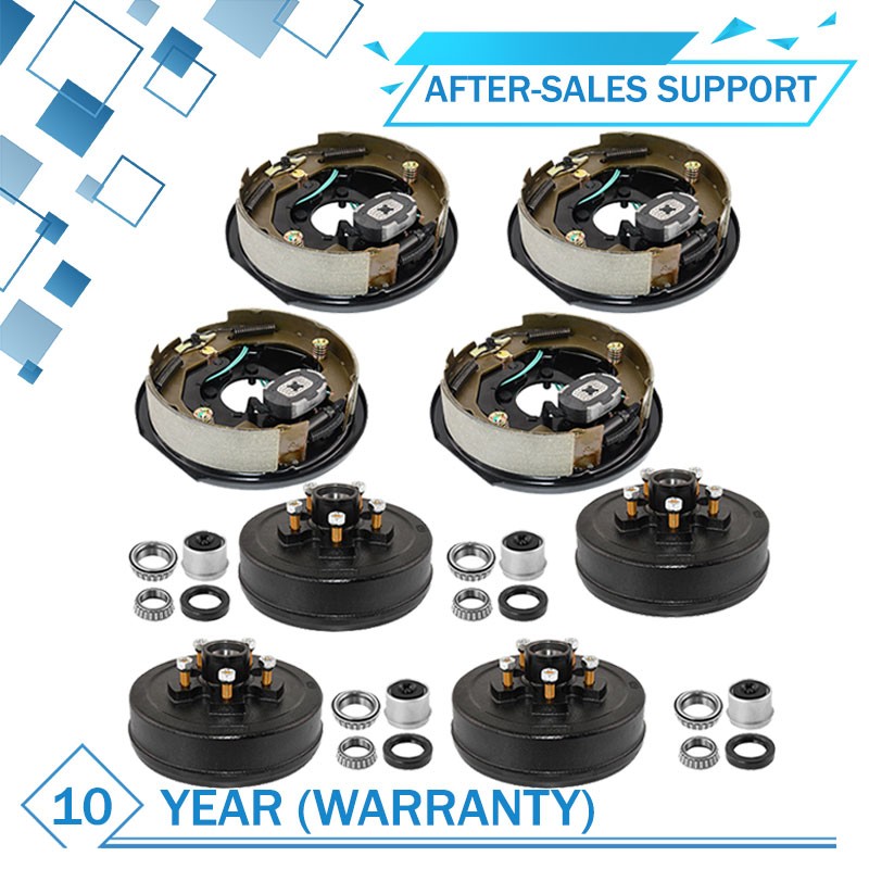 Trailer 5 on 5 Hub Drum Kits w/10″X2-1/4″ Electric brakes for 3500 lbs axle