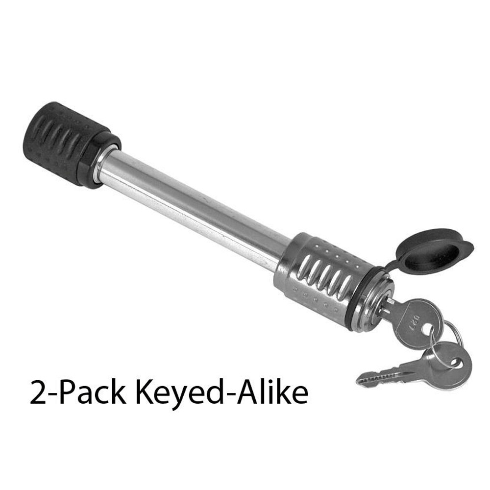 Deadbolt Hitch Pin Lock – 2 or 2-1/2″ Receivers – Pair Keyed Alike (RH-5XL-KA2)