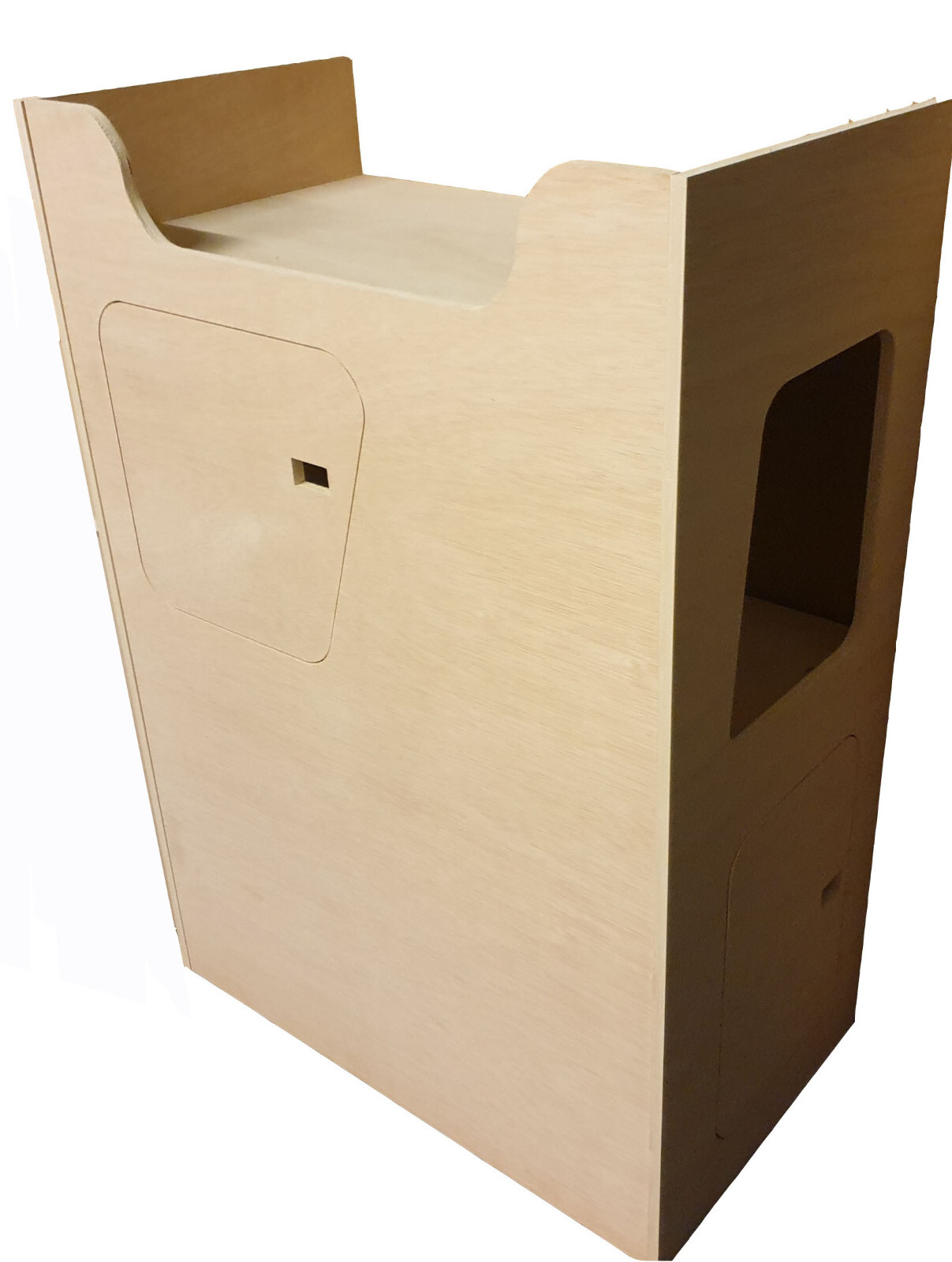 Unfinished PLY Campervan Interior Wardrobe Unit Rear VW T4 T6 T5 Vivaro Trafic