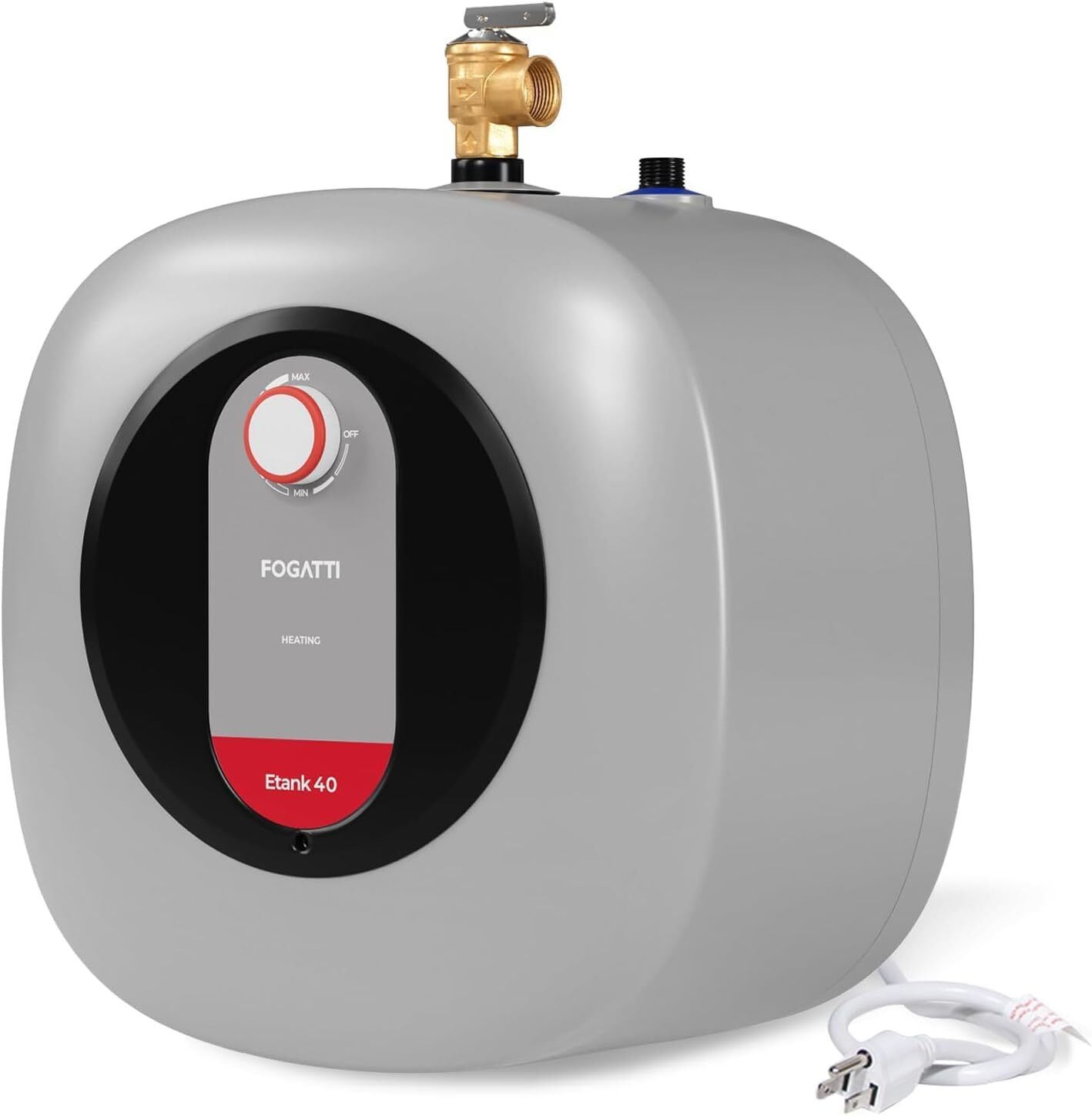 FOGATTI 4.0 Gal Mini Tank Water Heater 1440 W 120V Instant Hot Under Sink – USED