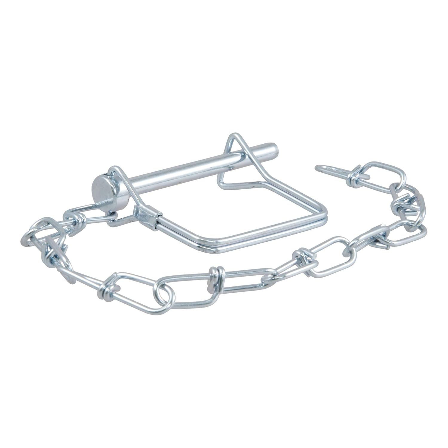 CURT 25012 Trailer Coupler Pin with 12-Inch Chain, 1/4-Inch Diameter x 2-3/4-Inc