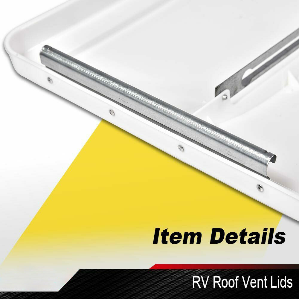 3 Pack White 14″ x 14″ Replacement Roof Vent Cover Camper RV Trailer Ventline US