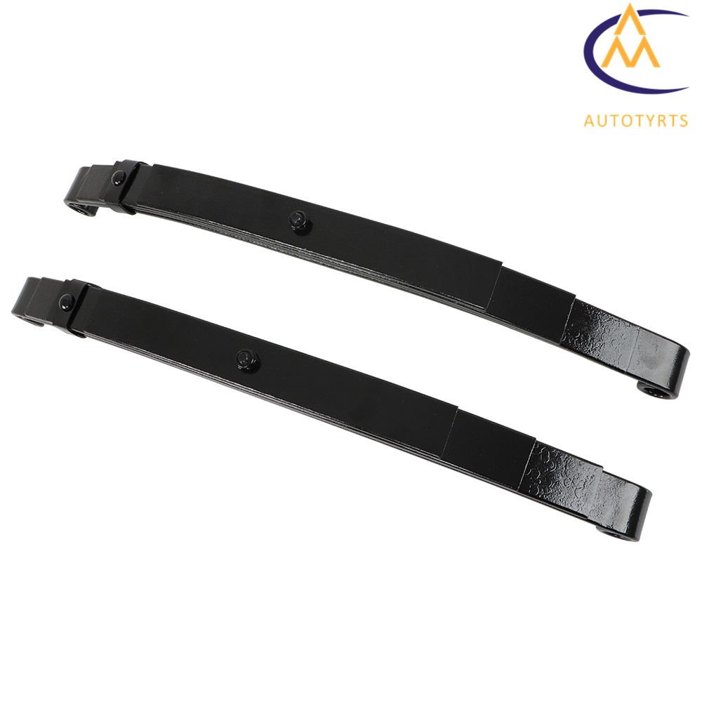 4 Sets Trailer Leaf Spring 4 Leaf Double Eye 2500 lbs Cap For 5000 lbs 5K Axle