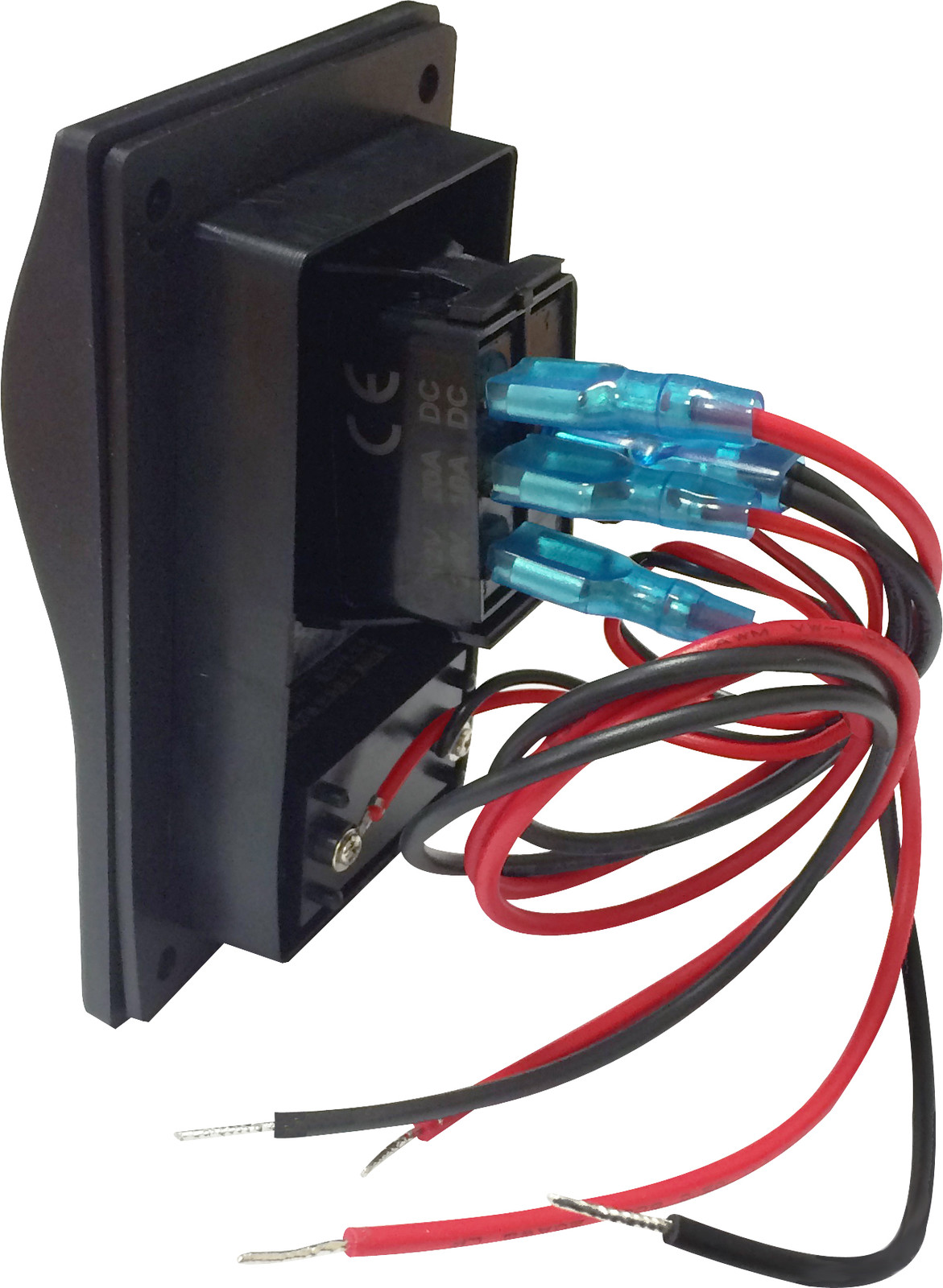 12V DELUXE LED DUAL BATTERY TEST PANEL WITH VOLT METER/VOLTAGE CONDITION GAUGE