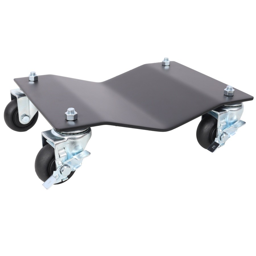 2x 2500lbs Professional Vehicle Dollies, Wheel Dolly Steel Tire Skates