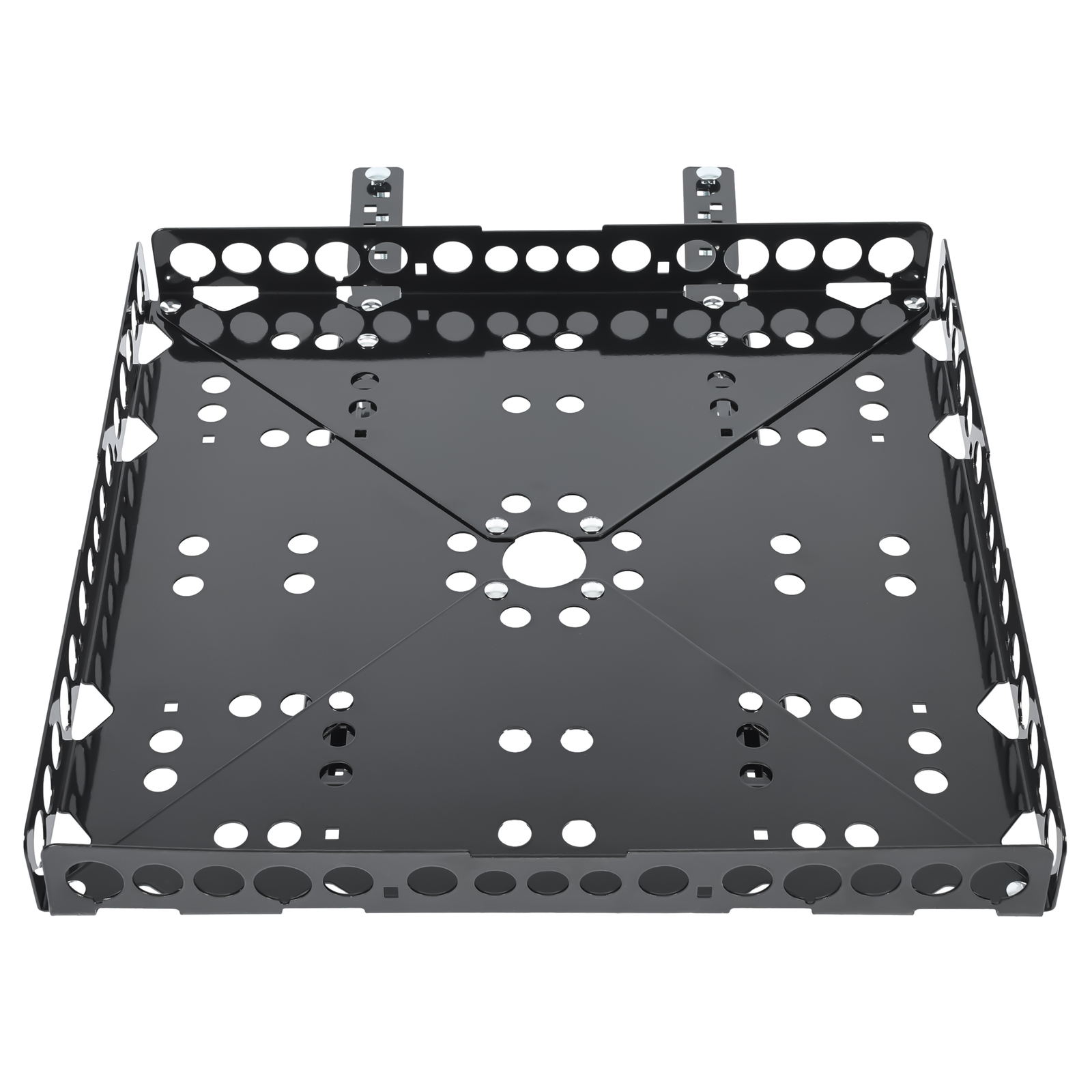 Rear Bumper Mounted Generator Cargo Luggage Basket Rack Tray Kit For Trailers RV