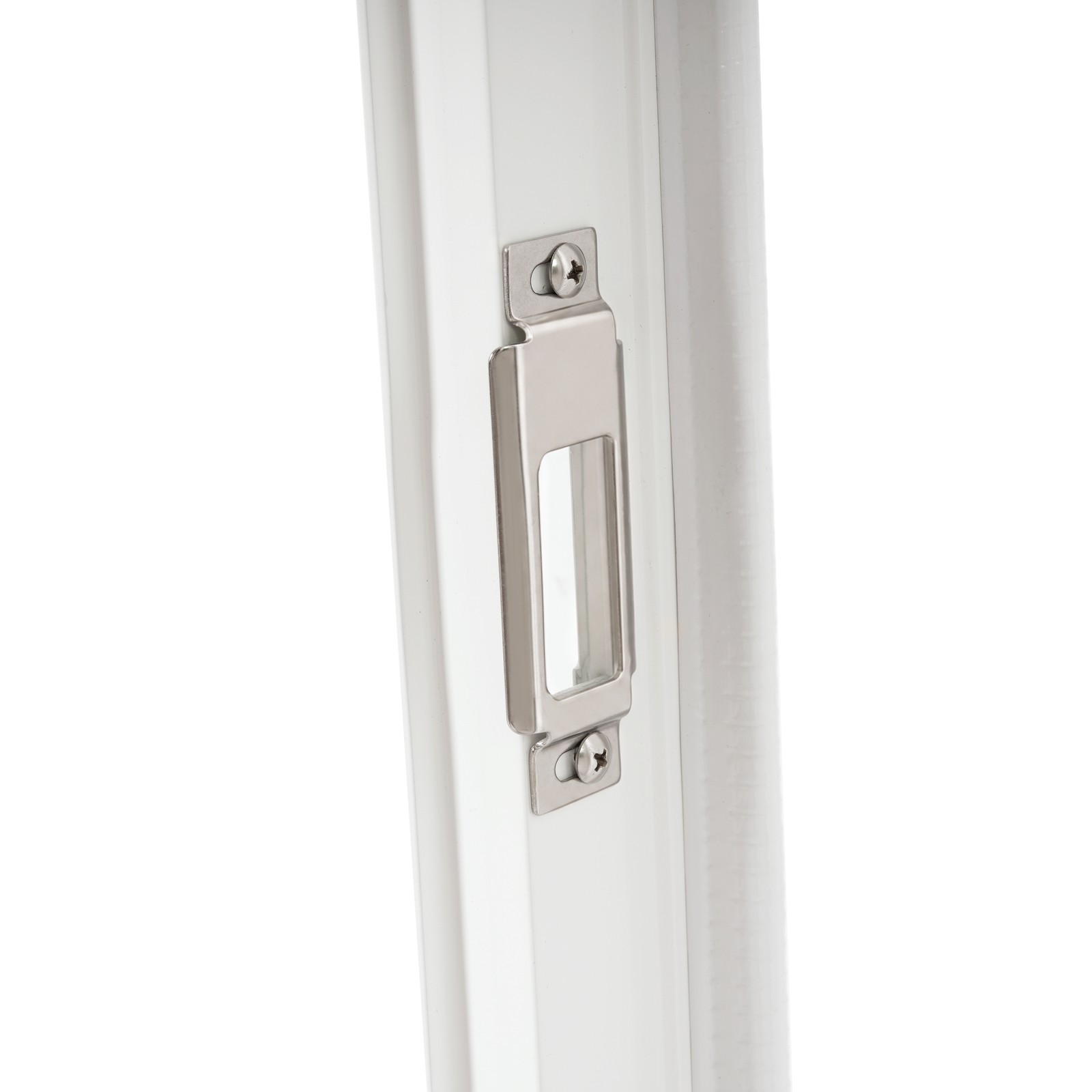 26″ x 72″ RV Entry Door Screen & Lock White Aluminum Powder Coated w/ keys