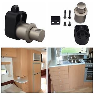 Push Button Pop Up Lock Knob Latch Cupboard Camper RV Motorhome Cabinet MN5100Z
