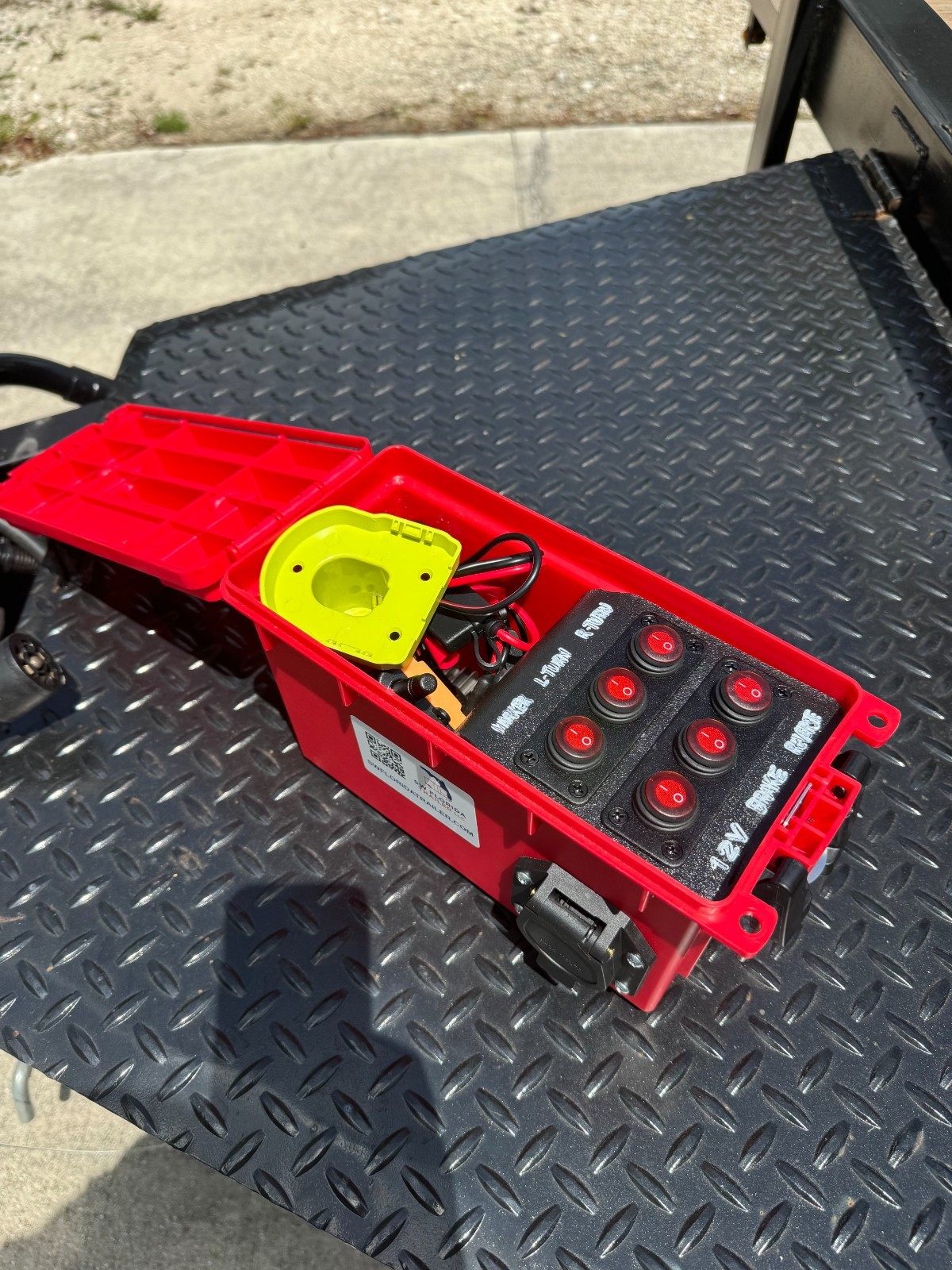 Remote Controlled RV Trailer Lights Tester for Milwaukee M12 batteries