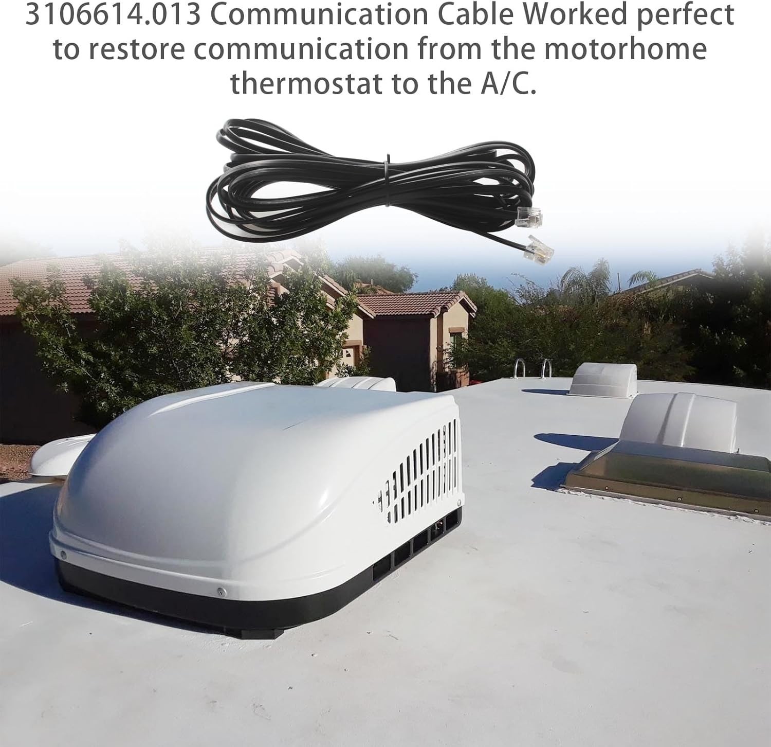 Reliable 18ft Communication Cable for Dometic RV Thermostats and AC Boards
