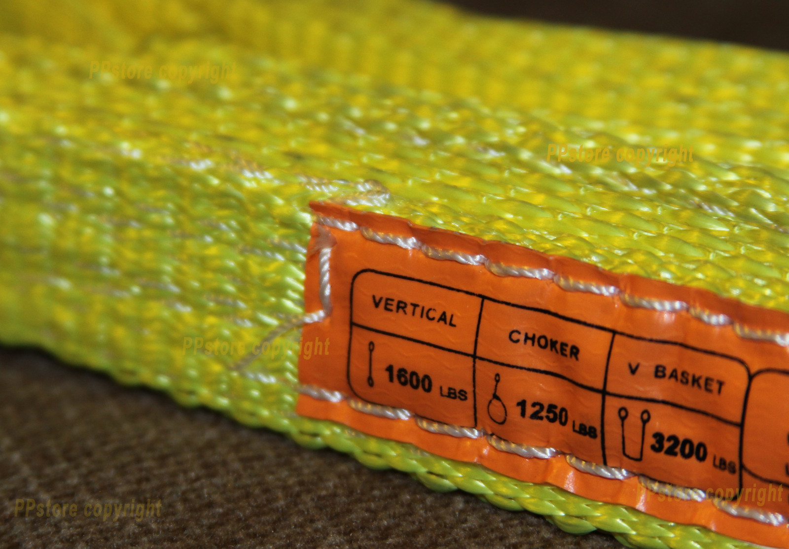EE1-901 x 6ft Polyester Web Lifting Sling 1″x6′ Lifting Tow Strap eye to eye