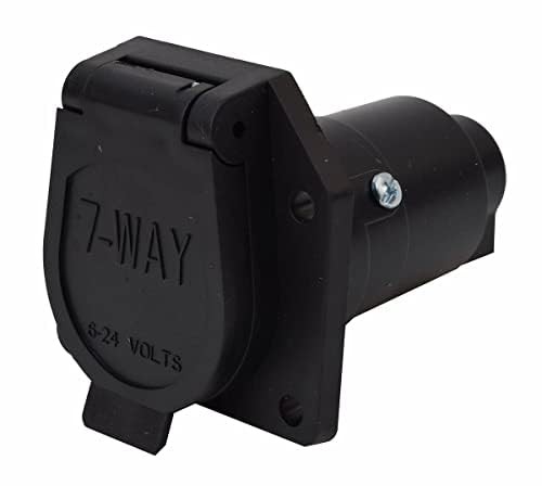 VALTERRA 7-Way RV Vehicle Power Outlet | Auto-Grounding & Vehicle-Specific Fit