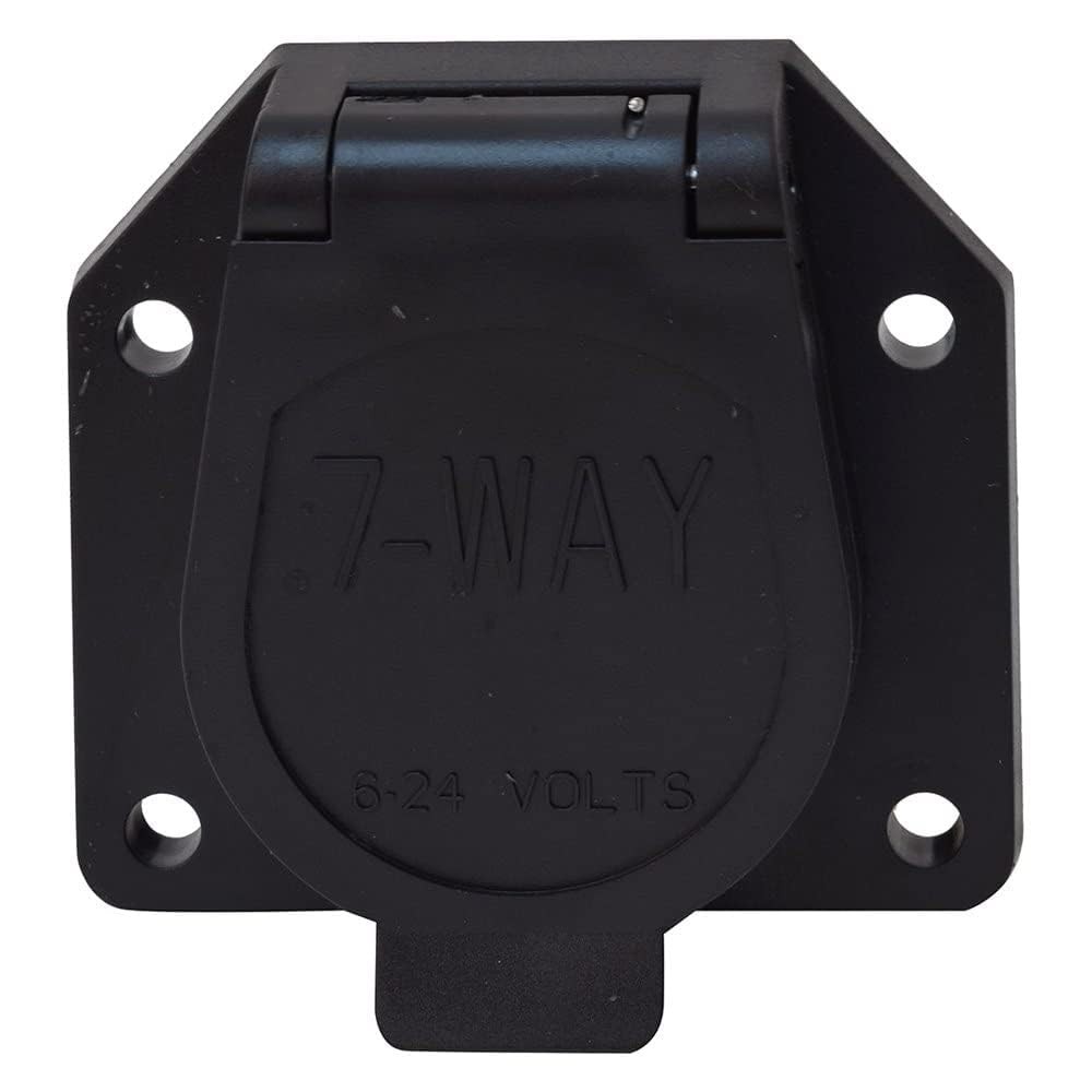 VALTERRA 7-Way RV Vehicle Power Outlet | Auto-Grounding & Vehicle-Specific Fit