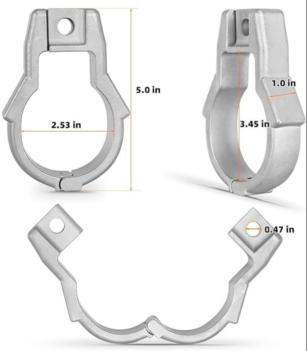 The Collar Trailer Hitch Coupler Lock Fits 2″ & 2-5/16″ Bulldog, Ram, Hammerblow