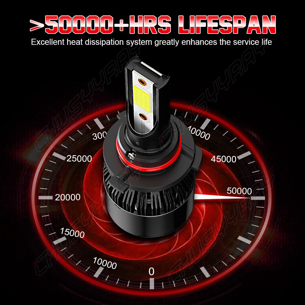 For Fleetwood Discovery 1999-2002 Headlight Head Light Lamp LED Bulbs