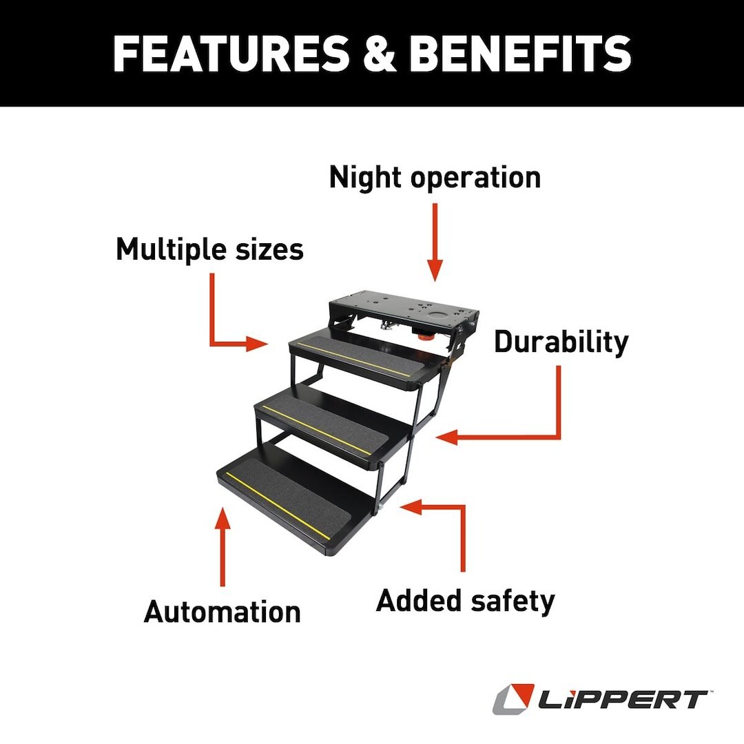 Lippert 3694042 Series 23 STEPS & STEP RUGS RV