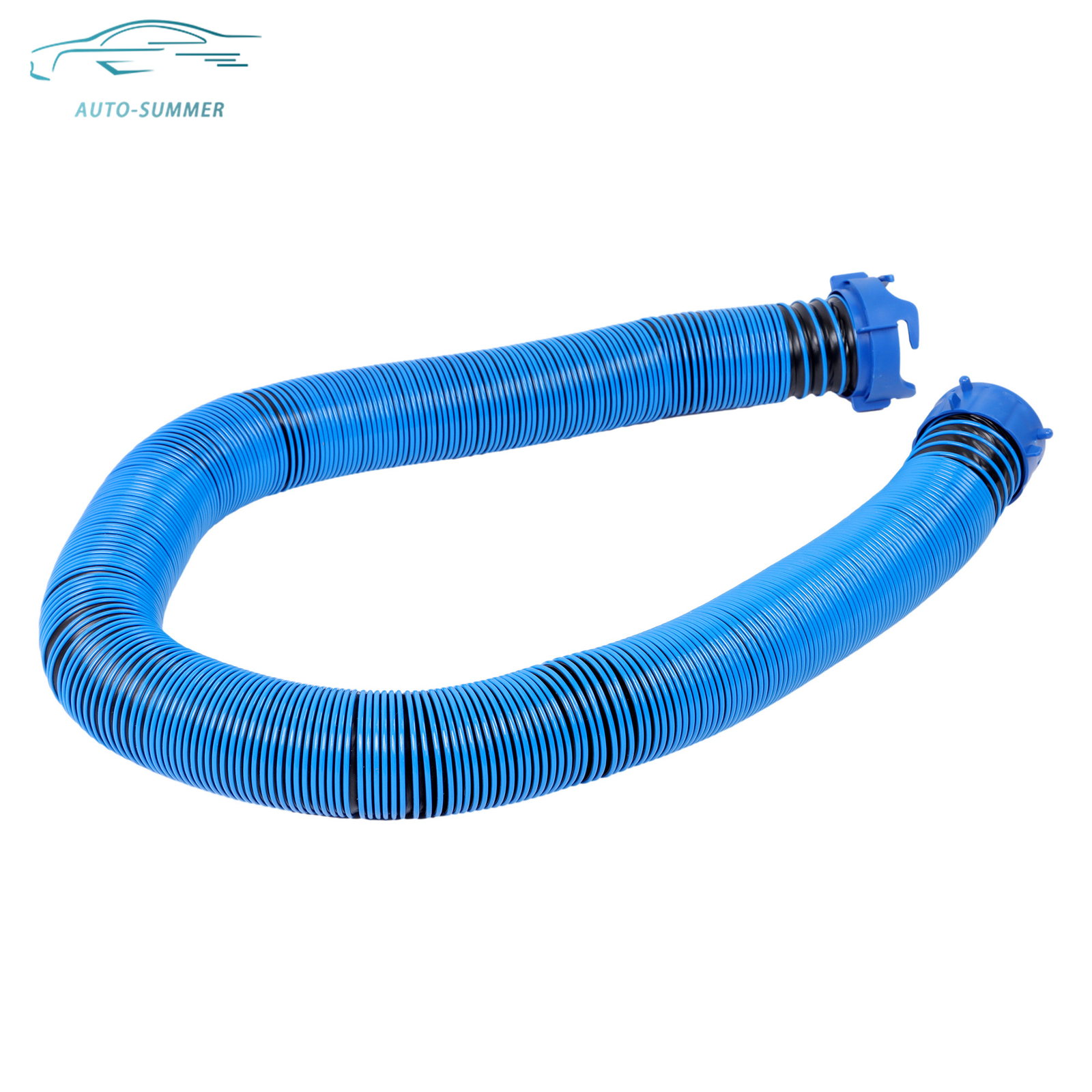 TPE Sewer Hose Kit 4-in-1 Adapter Clear Elbow Cap 15 FT For Camper RV Trailer