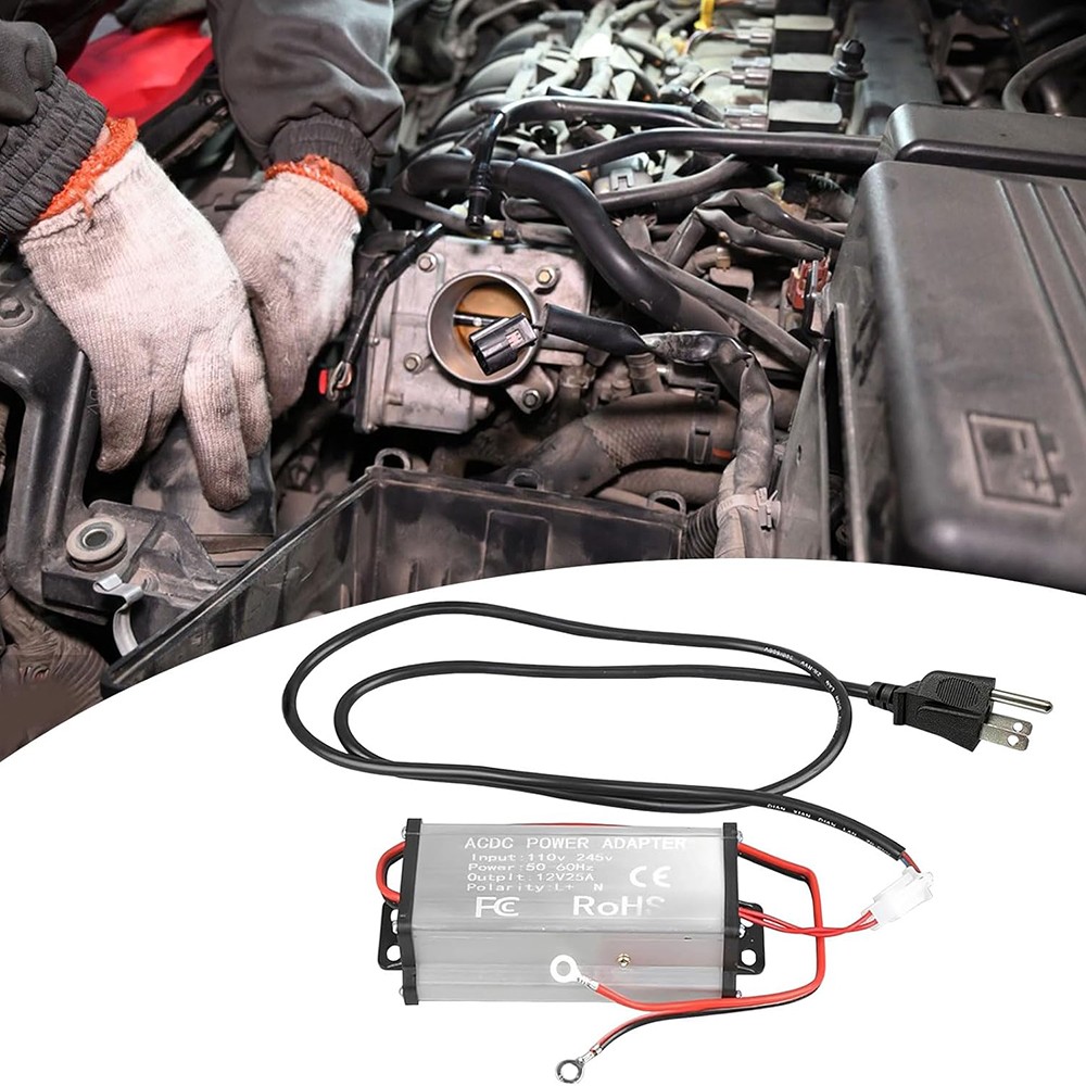300W Power Converter 110v AC to 12v DC Stable Power Supply for RVs Campers SUV