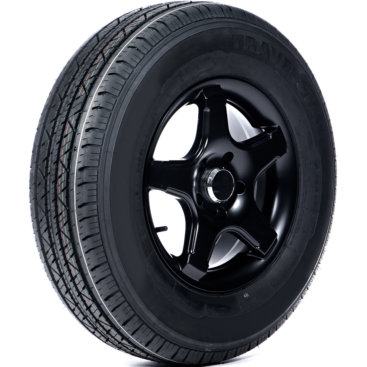 4 Tires ST 205/75R15 Travelstar HF288 Steel Belted Trailer Load D 8 Ply