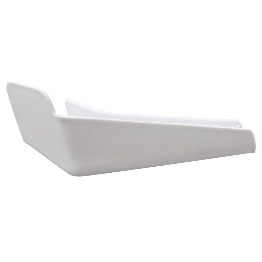 4 Pack White RV Rain Gutter Spout Extensions 3 1/2 inch 2 Left 2 Right