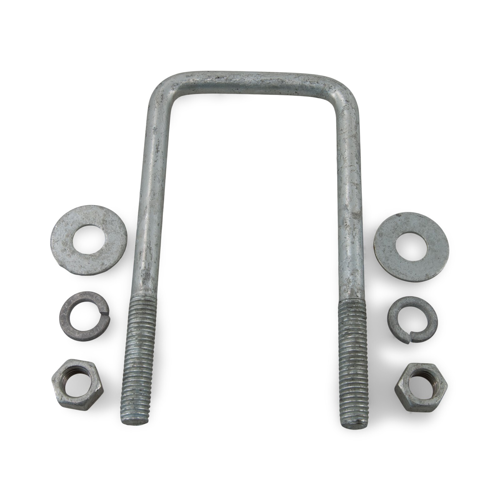 (Qty 2) Boat Trailer U-Bolt Galvanized Square Ubolts 1/2″ x 3″ x 6 5/16″