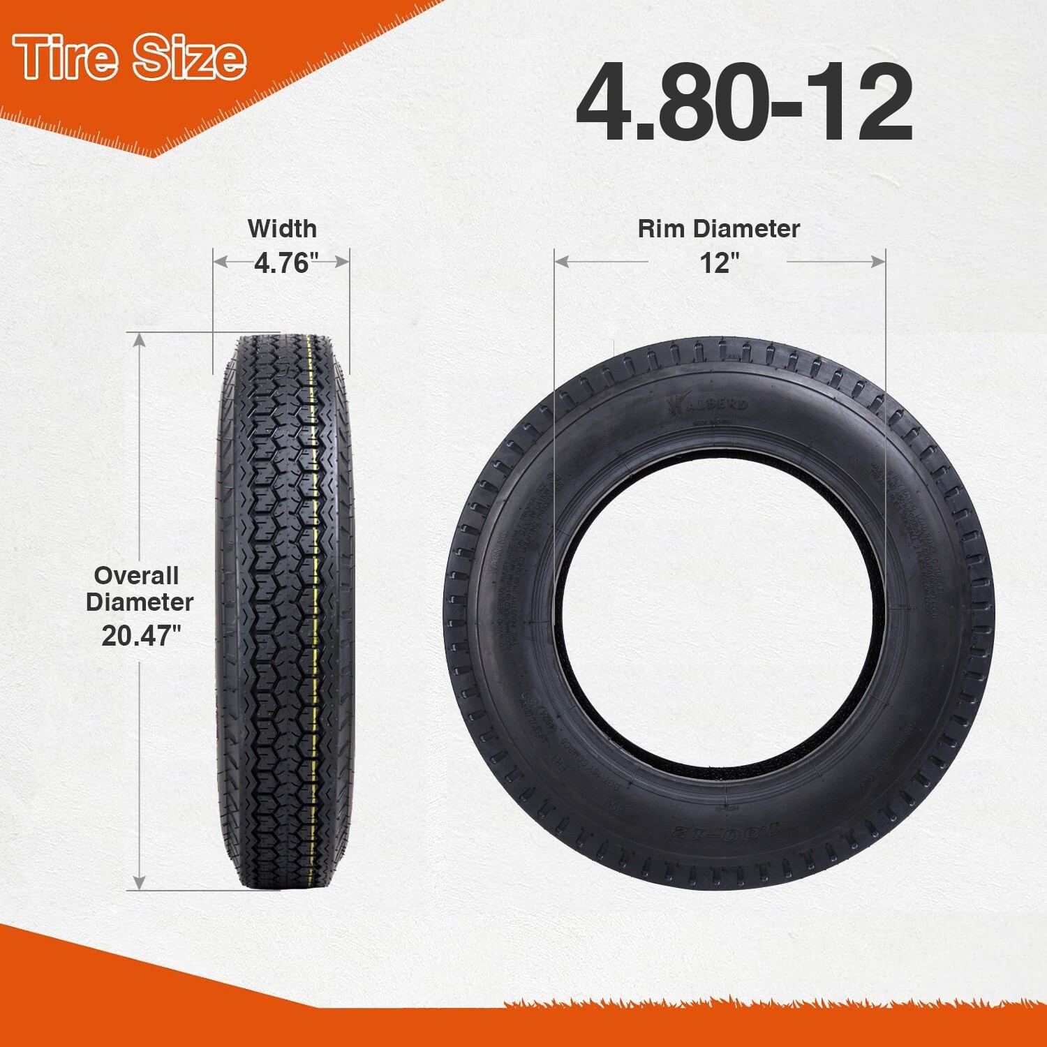 Set Of 2 225 75 15 Trailer Tires 8Ply ST225/75D15 Replacement Tyres Load Range C